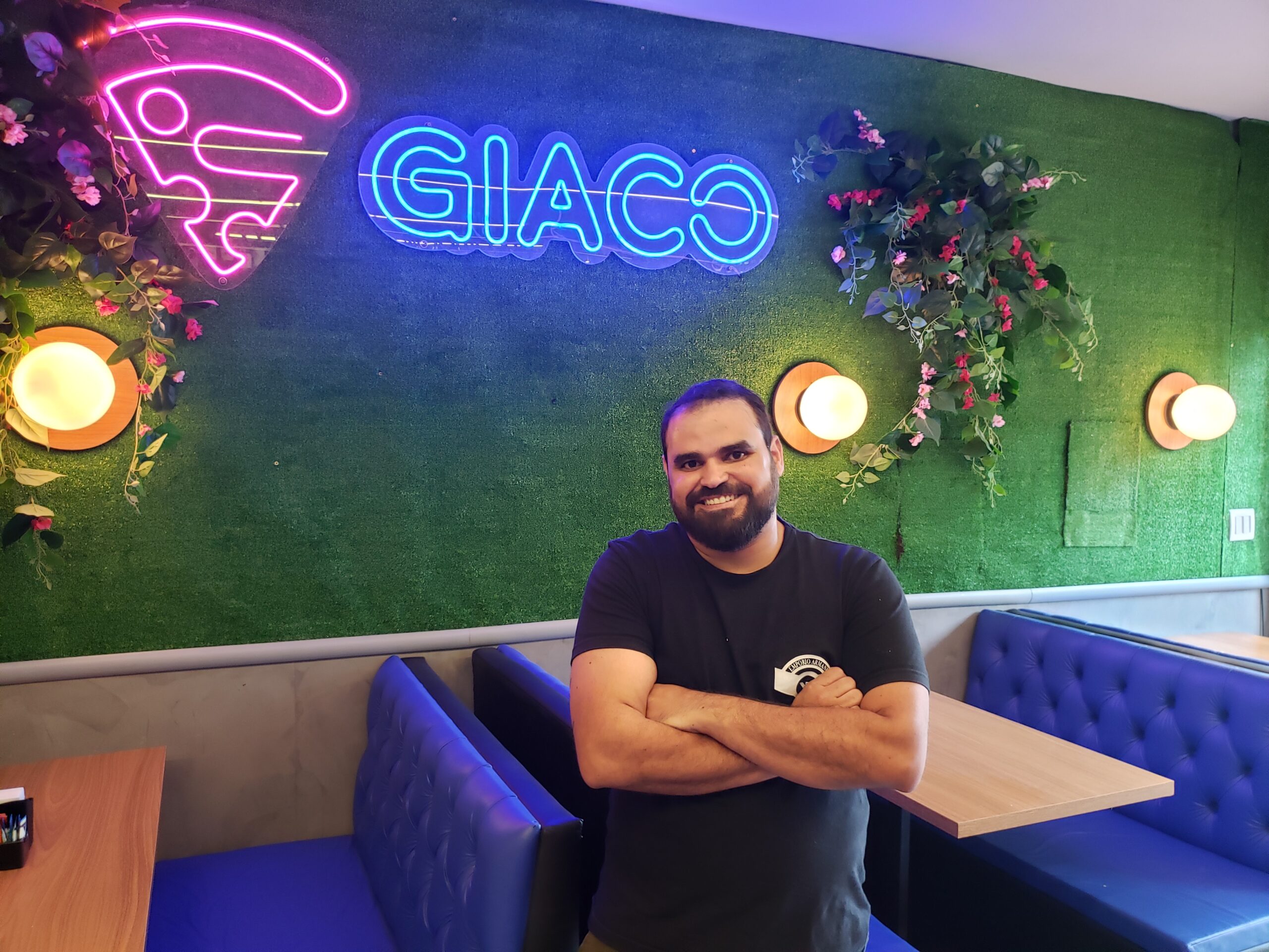 Douglas Medrado, sócio da Giaco Pizzaria – crédito Maíra Rolim..