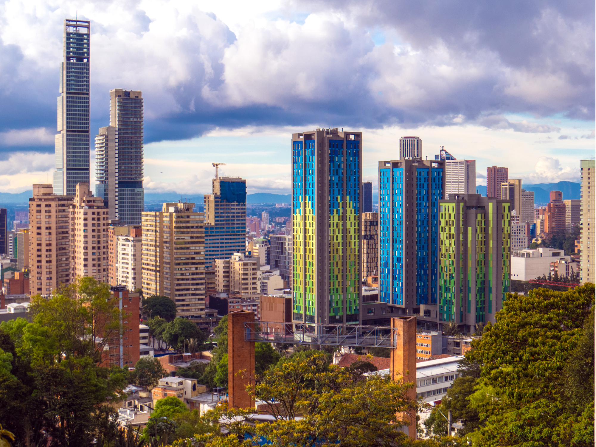 Panoramic view of Bogota – Colombia