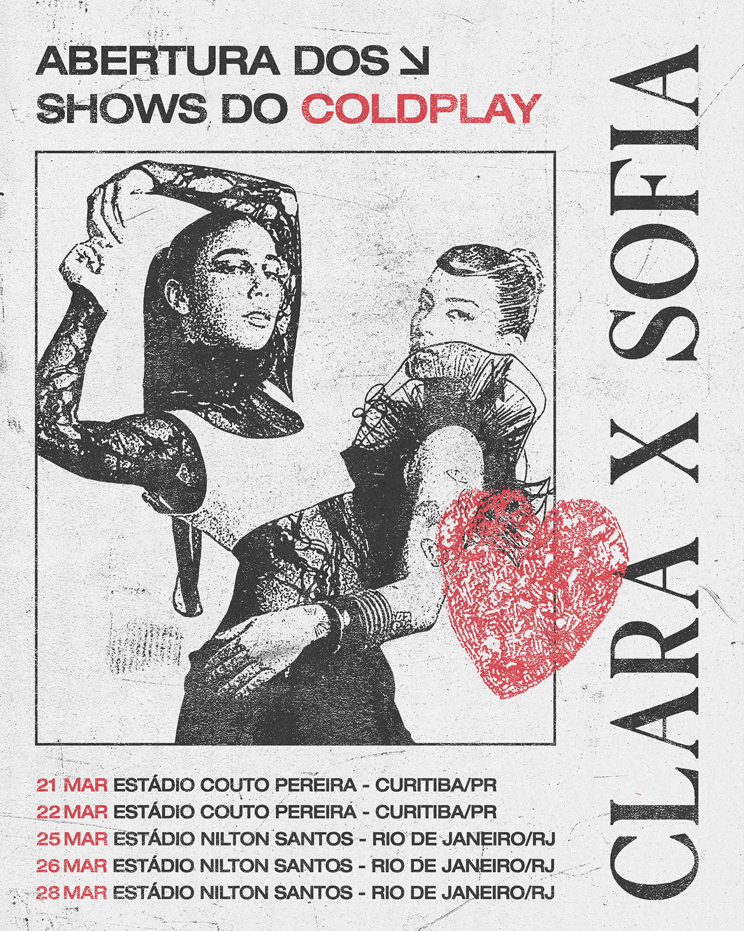 Clara x Sofia – tour coldplay