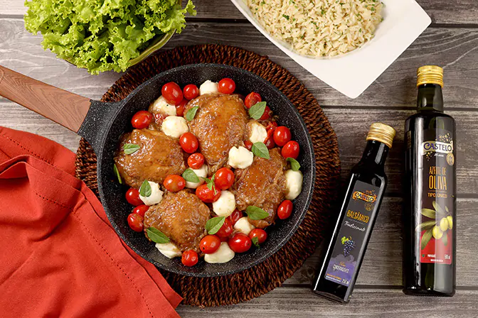 Chef ensina como fazer frango mediterrâneo