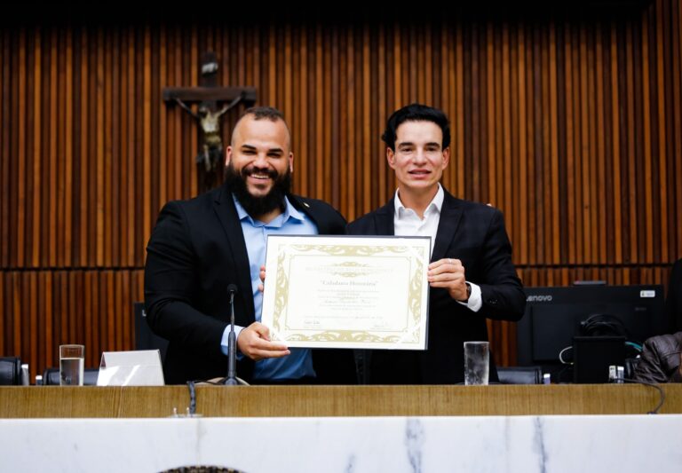 Anderson Franco, recebe o Título de Cidadão Honorário de BH