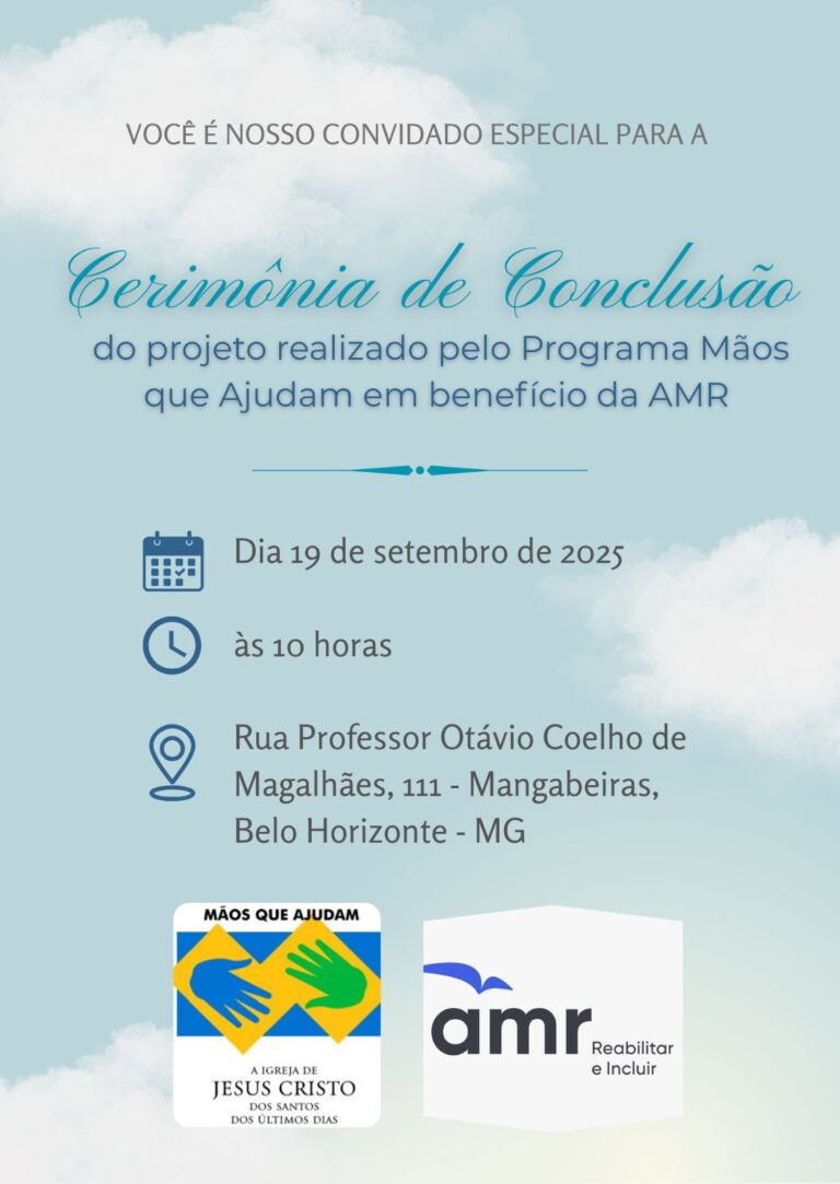 Projeto Mãos que Ajudam leva solidariedade à AMR em BH