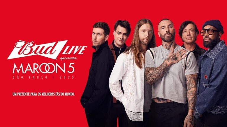Maroon 5 abre Bud Live com show exclusivo no Brasil