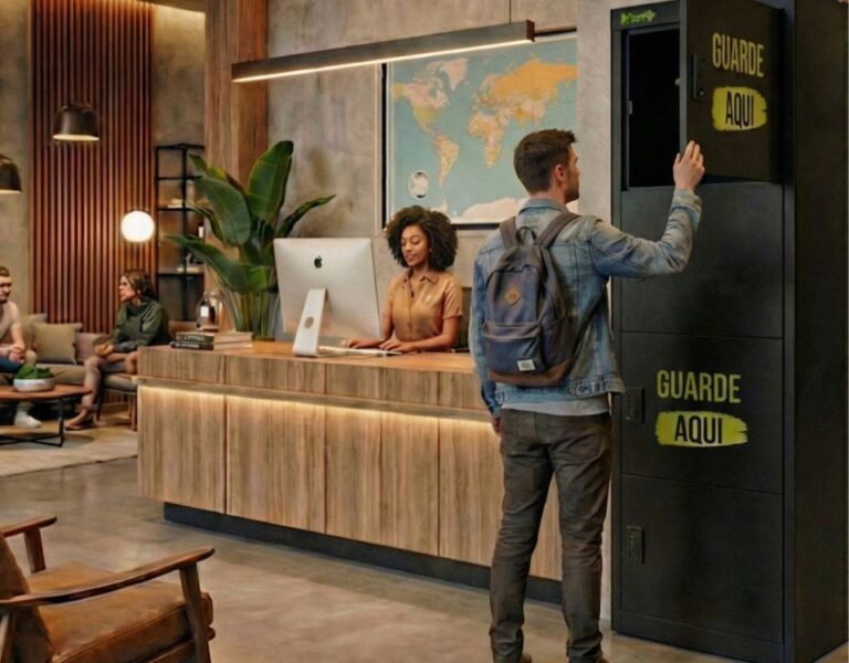 Lockers inteligentes trazem mais segurança aos hostels