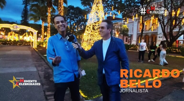 Momento Celebridades entrevista Ricardo Bello na Liberdade