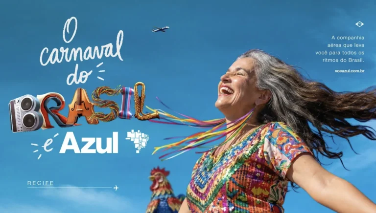Azul lança campanha “O Carnaval do Brasil é Azul”