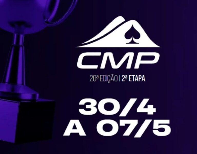 COM PATROCÍNIO DO H2BET E R$ 1 MILHÃO GARANTIDO, 2ª ETAPA DO CAMPEONATO MINEIRO DE POKER (CMP) COMEÇA NESTA QUINTA (30)
