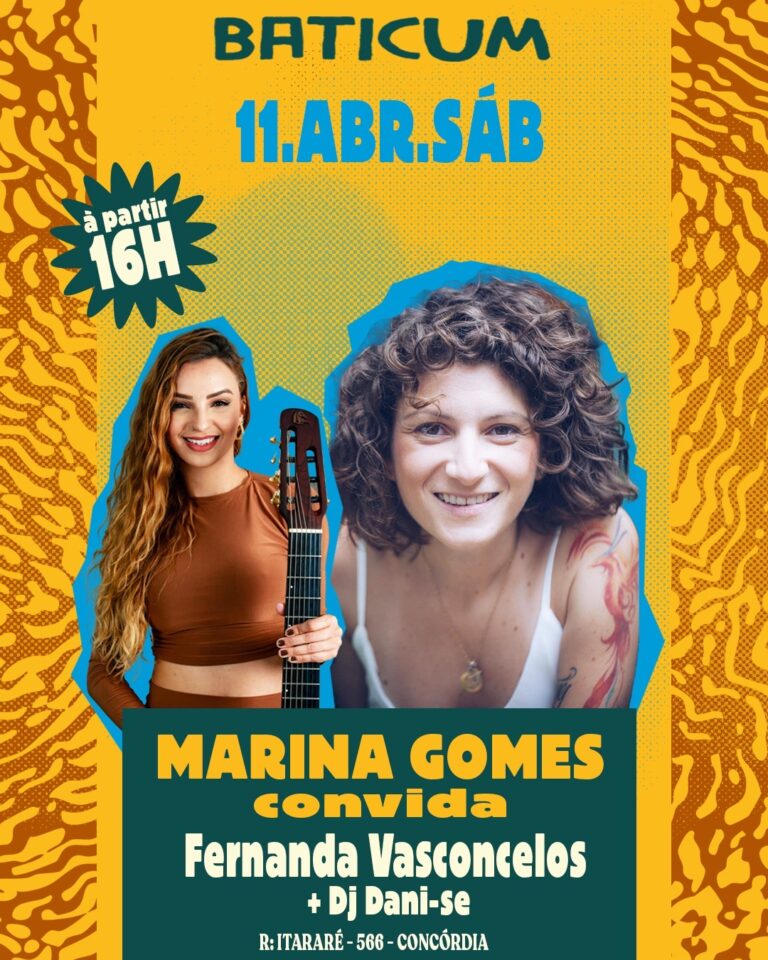 Marina Gomes convida Fernanda Vasconcelos