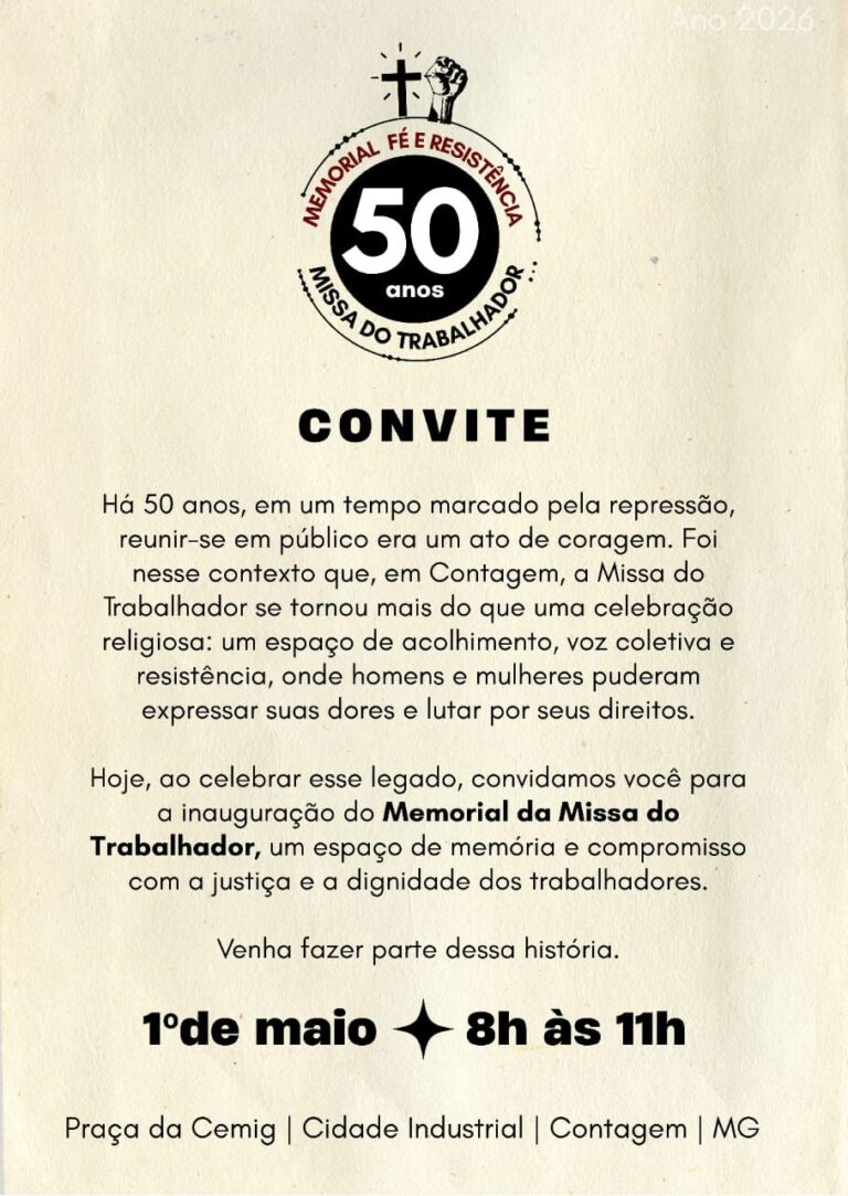 Exposição celebra 50 anos da Missa do Trabalhador