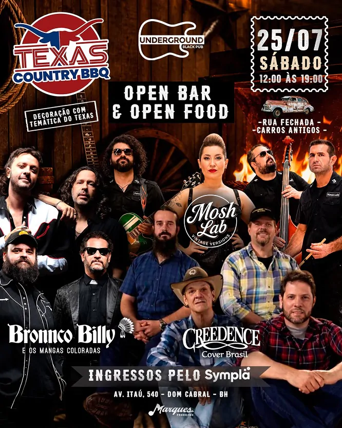 Underground 25 de julho flyer