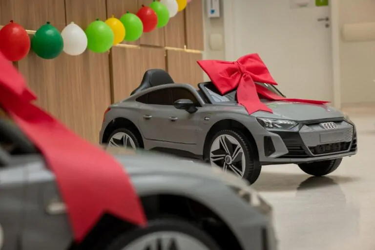 Estapar doa carrinhos elétricos infantis para a AMR