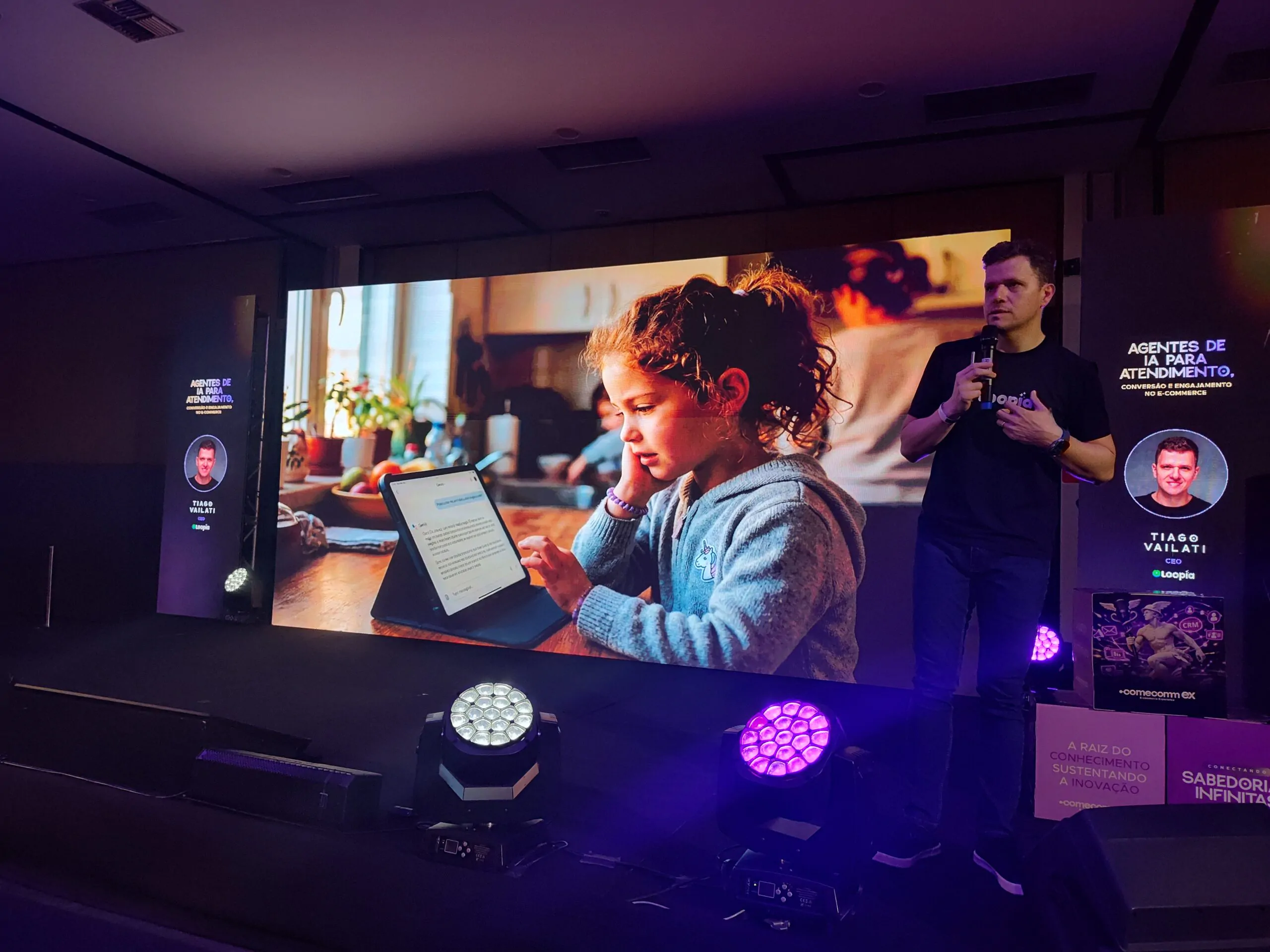 Foto: Helton Sforzin | Tiago Vailati, CEO da Loopia na ComEcomm EX em BH