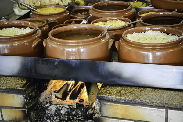 Typical Brazilian meal