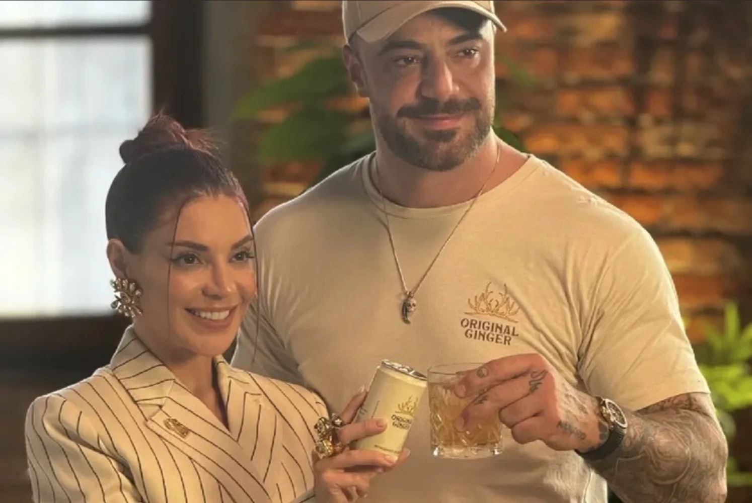 Felipe Titto e Gkay lançam marca de refrigerante