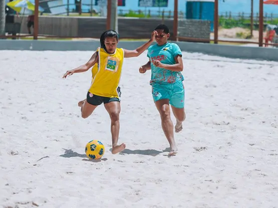 futebol areia