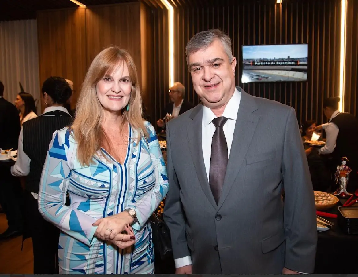 Flávia Badaró, presidente da ABIH-MG e Rodrigo Cançado, vice-presidente da ABIH-MG