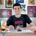 Cartunista João-Marcos – oficina Traça Traço – FLI BH 2025 – foto divulgação