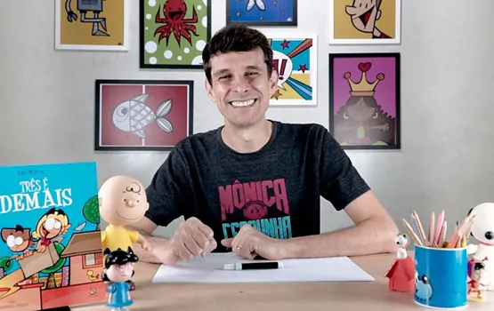 Cartunista João-Marcos - oficina Traça Traço - FLI BH 2025 - foto divulgação